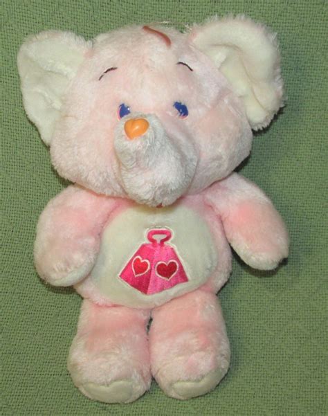 Original 1984 Care Bear Cousins Lotsa Heart Pink Elephant Vintage