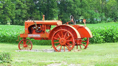 Antique Allis Chalmers Tractor Photograph By Robert Tubesing Fine Art