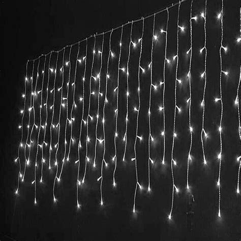 96 Led Droop Curtain Icicle String Christmas Led Light Outdoor Garden
