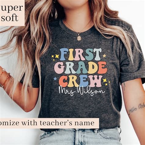 1st Grade Teacher Shirt Etsy