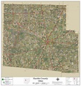 Hardin County Ohio 2022 Aerial Wall Map | Mapping Solutions