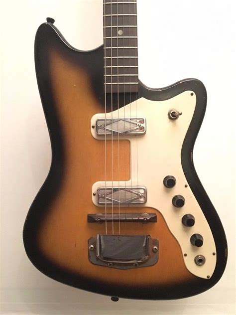 Silvertoneharmony Bobkat Vintage Electric Guitar Electric Guitar