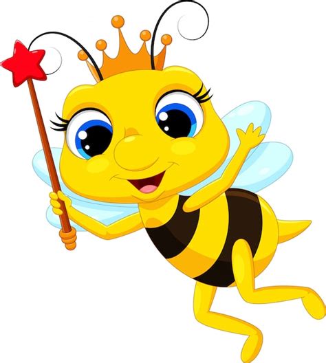 Premium Vector Cute Queen Bee Cartoon