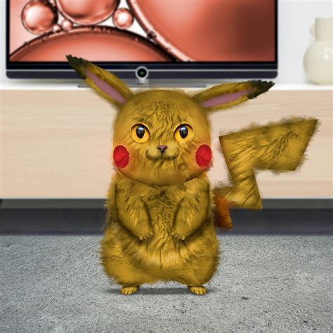 Artstation Realistic Pikachu