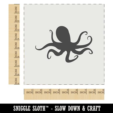 Octopus Solid Wall Cookie Diy Craft Reusable Stencil Ebay