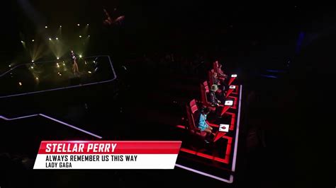 always remember us this way the voice australia 2020 stellar perry youtube