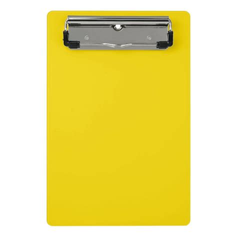 Solid Bright Lightning Yellow Mini Clipboard Zazzle Clipboard