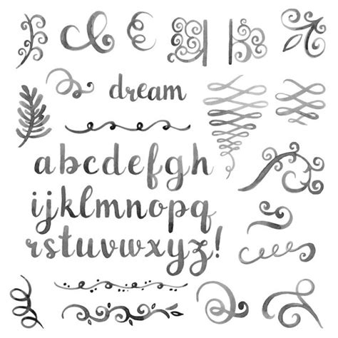 Abeceda a číslo, anglická abeceda písmeno písmo, modrá obloha anglická abeceda, abeceda, plocha png. Kaligrafie abeceda Stock vektory, Royalty Free Kaligrafie abeceda Ilustrace | Depositphotos®