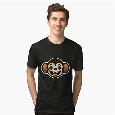 Cute And Funny Monkey T Shirt And Stickers Essential T Shirt By Skysay