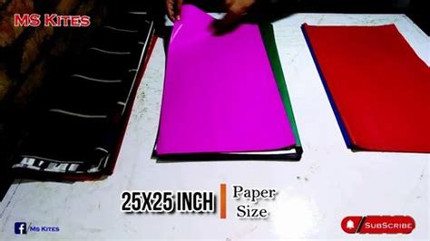 Plan Multicolor Kite Paper Sheet A2 Pack Of 12 Kite Paper Only Bulk