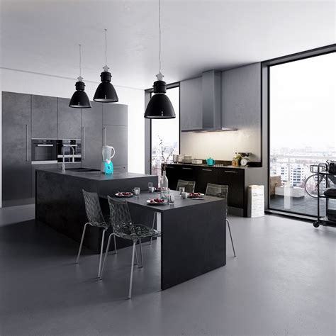 Types Of Luxury Dark Kitchen Designs Completed With Modern And Stylish