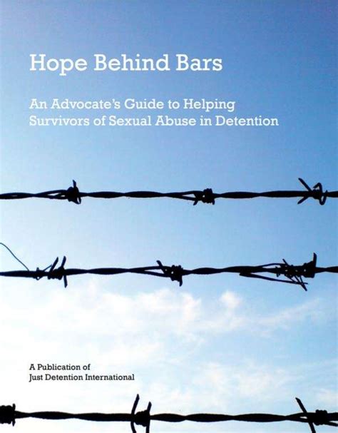 Hope Behind Bars An Advocate S Guide To Helping Survivors Of Sexual Abuse In Prison Evawi