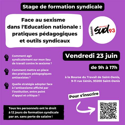 Stage Antisexiste Face Au Sexisme De Léducation Nationale Pratiques Pédagogiques Et Outils
