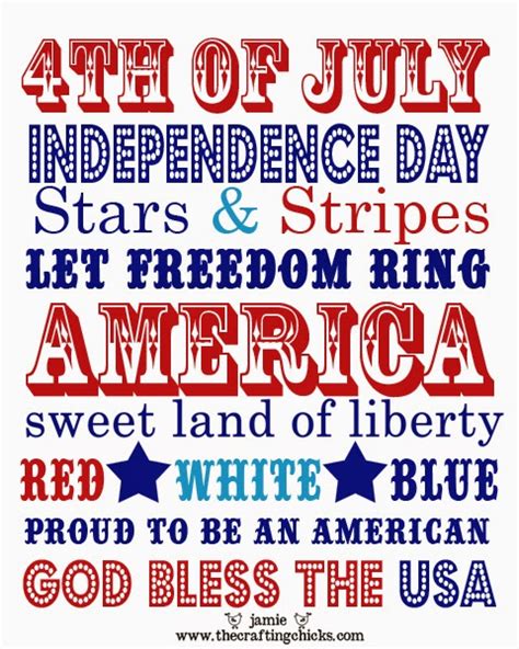 Amys Daily Dose Free Fourth Of July Printables