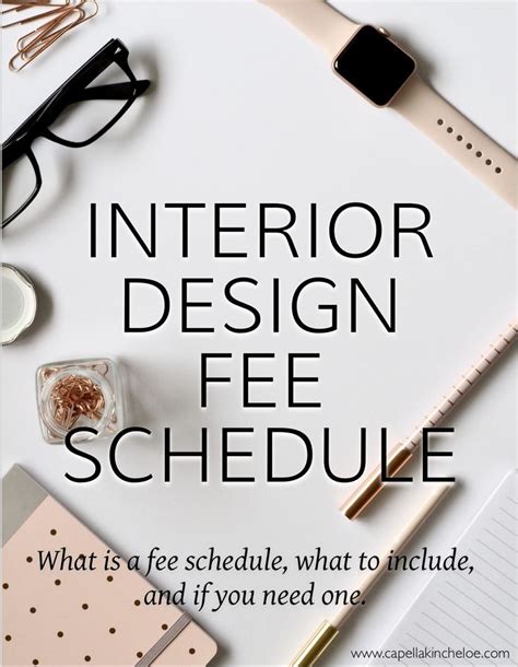 Fee Schedule For Interior Designers Estudio De Diseño De Interiores