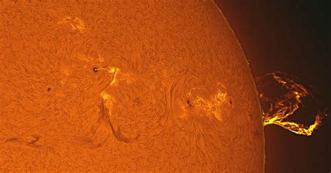 incredible close up photos of the sun taken in amateur astronomer s back garden mirror online