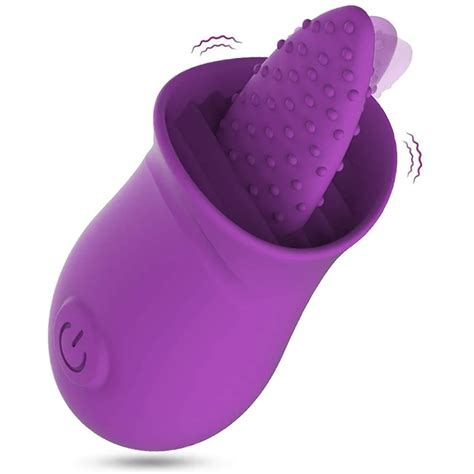 Licking Clit Tongue Vibrator With Vibration Nipple Anus Stimulator Massager Rechargeable