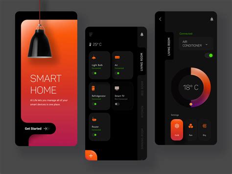 ️smart Home App Design Free Download