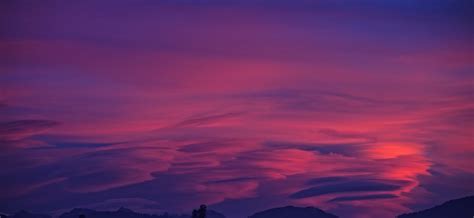 3120x1440 Purple Sky Clouds Mountains 3120x1440 Resolution Wallpaper