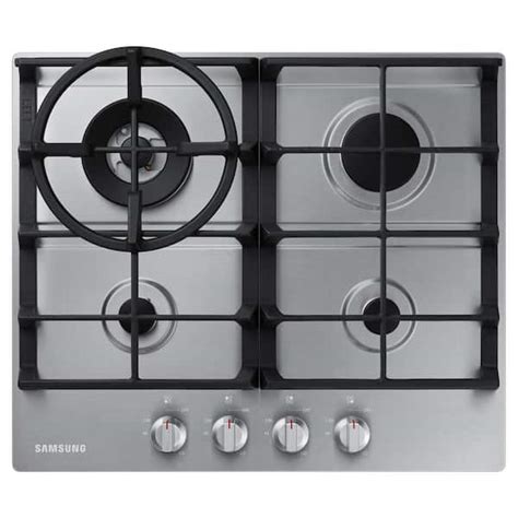 Samsung 24 In Gas Cooktop In Stainless Steel With 4 Burners And Wok