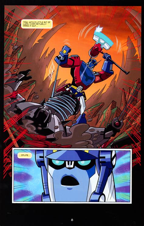 Transformers Animated The Arrival 005 2008 Read All Comics Online