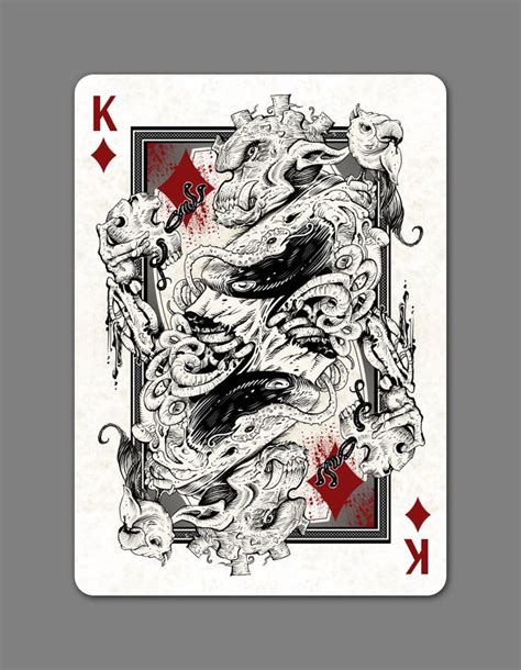 Creepy Playing Cards Deck Playing Card Deck Deck Of Cards Playing Cards