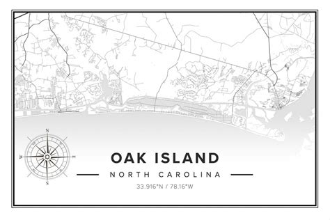 Oak Island Map Islands Art And Bookstore