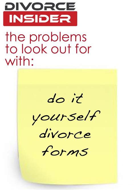 Some document may have the forms filled, you have to erase it manually. There are some problems with do-it-yourself divorce forms available for purchase. Read this ...
