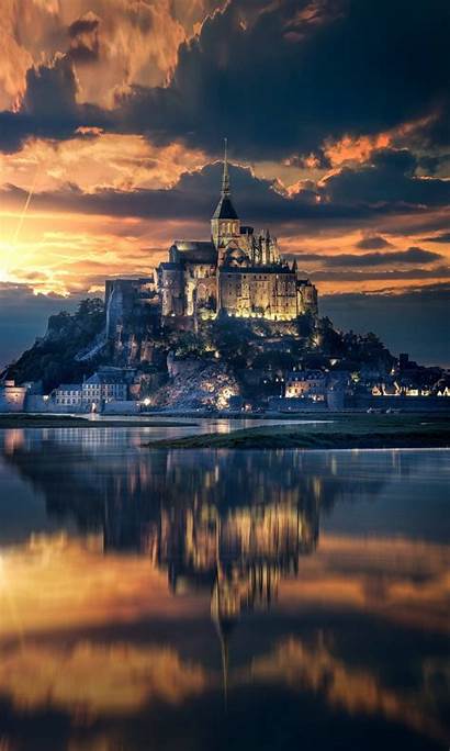 Mont Michel Saint Island Castle 5k Iphone
