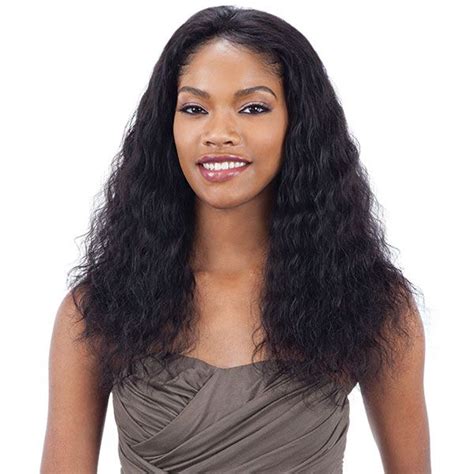 Model Model Nude Fresh Wet And Wavy Brazilian Natural Human Hair Lace Front Wig Loose Deep
