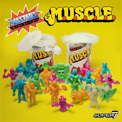 motu muscle mini figure trash can wave 2 by super7