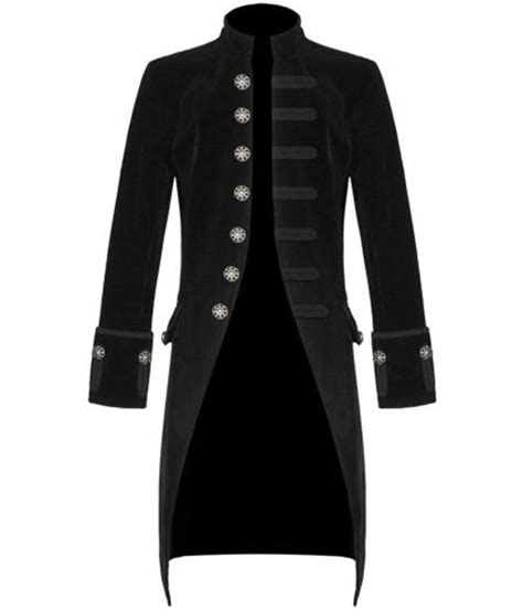 Victorian Long Coat Gothic Victorian Blue Velvet Coat Jacket Makers