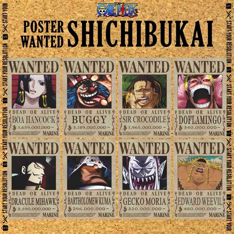 Jual Poster Anime And Manga Wanted One Piece Bounty Ouka Shichibukai Boa Hancock Buggy