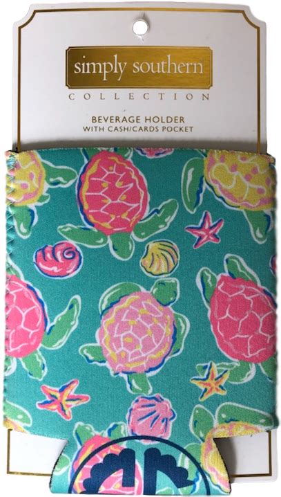 Simply Southern Turtle Koozie Art Paper Clipart Large Size Png