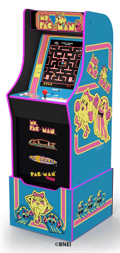Ms Pacman Arcade Machine With Riser Arcade1up Fiber
