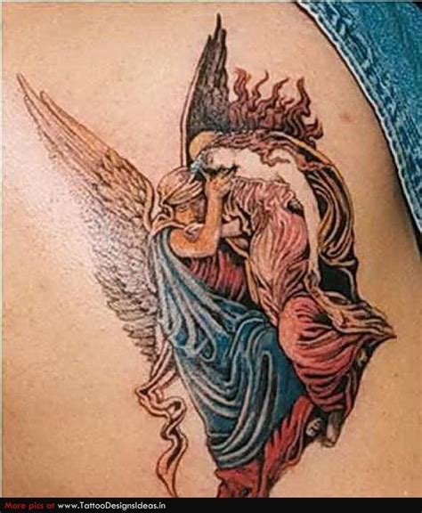 Celtic Angel Tattos Tatto Design Of Celtic Angel Tattoo