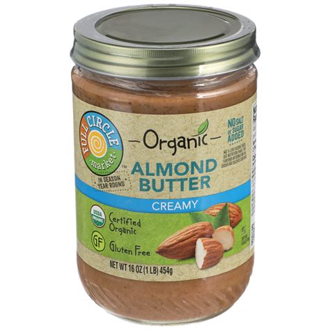 Full Circle Organic Creamy Almond Butter Hy Vee Aisles Online Grocery Shopping