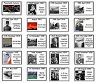 The Twentieth Century 40 Printable Timeline Flash Cards | Wwii history ...