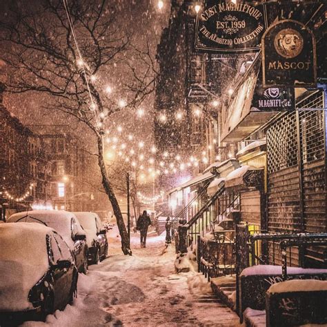 New York City In The Snow By Vivienne Gucwa New York City Feelings