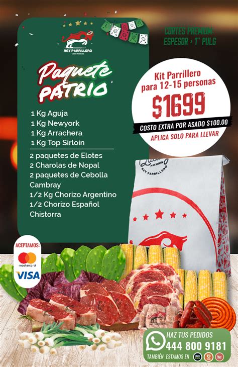 Rey Parrillero Cortes De Res Finos Y Premium En San Luis Potosí