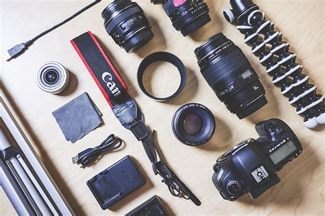 Royalty Free Photo The Photographers Dslr Camera Equipment Pickpik