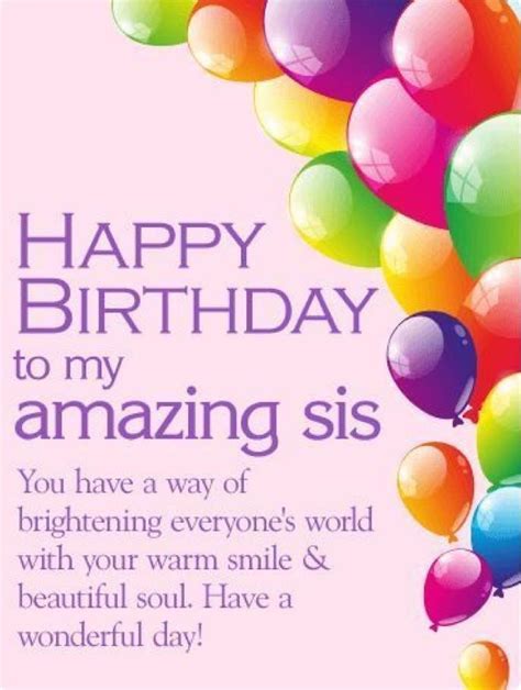 Birthday Greetings For Sister Birthday Messages For Sister Happy