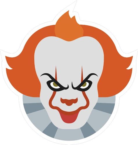 Pennywise It Clown Decal Sticker 04