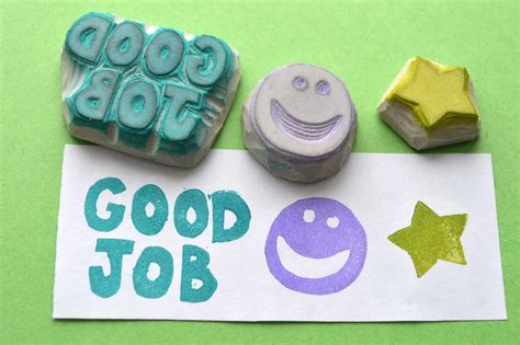 Good Job Hand Carved Rubber Stamps Set 001 Melissa Flickr