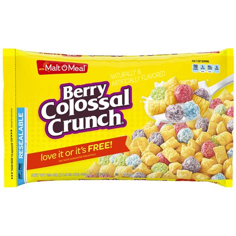 Malt O Meal Breakfast Cereal Berry Colossal 29 Oz Bag