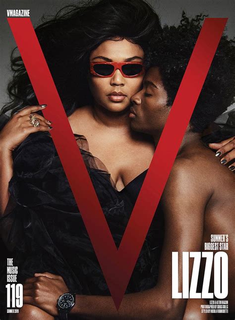 Lizzo And Alton Mason Cover V Magazine Summer By Chris Colls