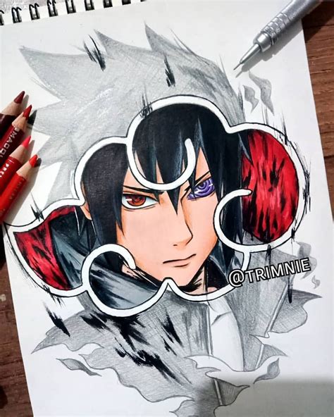 Sasuke Uchiha Artwork From Instagram Anime Naruto Naruto Art Naruto