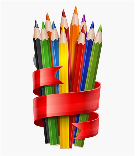 Colored Pencil Drawing Cartoon Colour Pencil Png Transparent Png