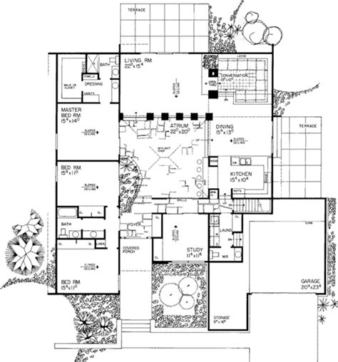 Contemporary Style House Plan 3 Beds 3 Baths 2805 Sq Ft Plan 72 302