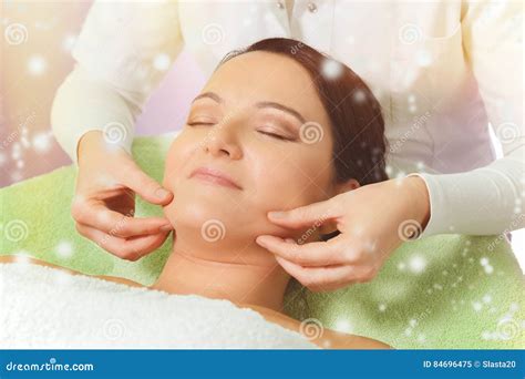 Spa Massage Stock Image Image Of Feminine Aging Aesthetic 84696475